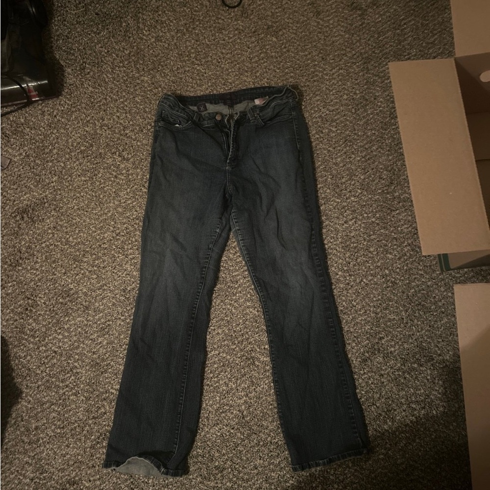 NYDJ Dark Blue Boot Cut Jeans